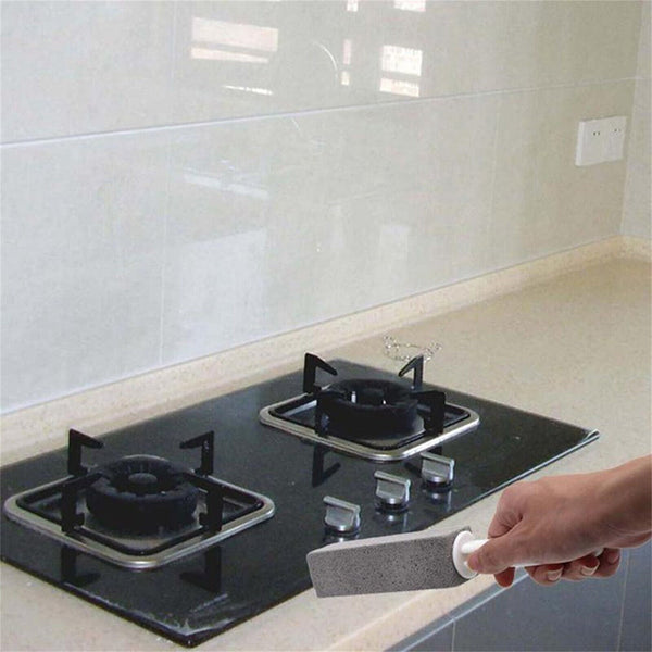 2/4X Toilet Bowl Brush Cleaning Pumice Stone Stains Bathtub Wand Tile Cleaner AU