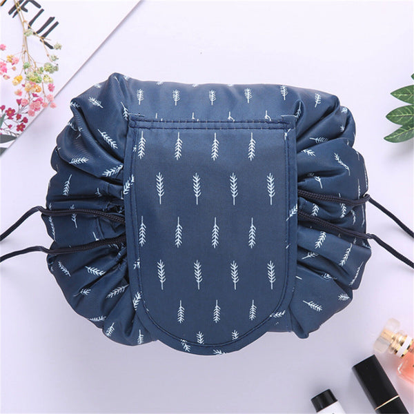 Lazy Drawstring Cosmetic Travel Magic Storage Make Up Bag Pouch Toiletry Case AU