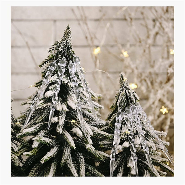 Christmas Droplet Icicle Ornaments DIY Hanging Xmas Tree Decor Party AU