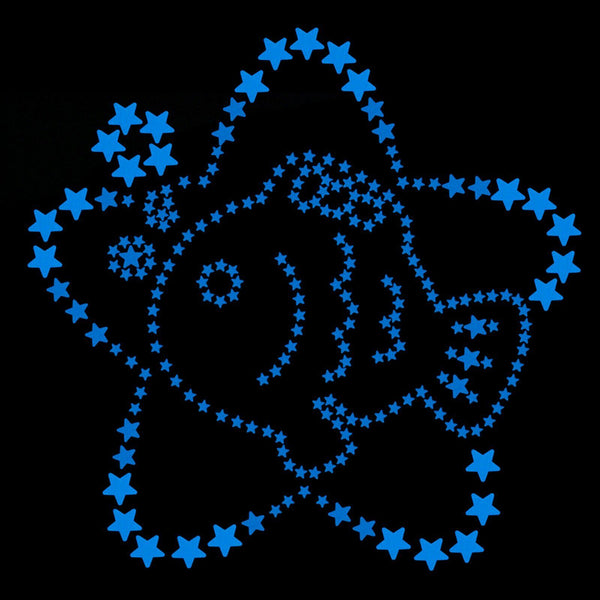 100-200Pcs Home Wall Glow In The Dark Stars Stickers Baby KIDS Decal Luminous AU - Lets Party