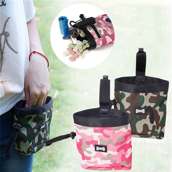 Pet Puppy Dog Obedience Training Treat Bag Feed Pouch Training Snack Waist Bag