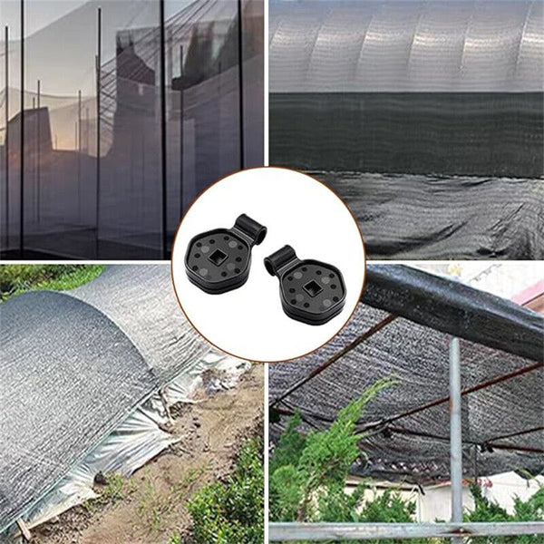 Shade Cloth Plastic Clips Round Plastic Black Clips for Sun Shade Net AU