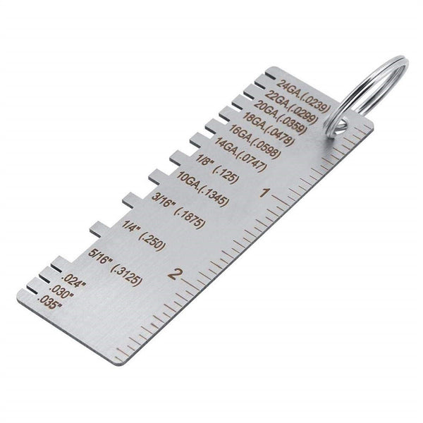 2X Metal Sheet Thickness Gauge Welding Gauge Wire Round Dual Welding Tool New AU