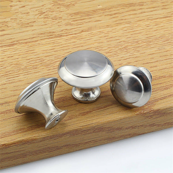 20X Door Cabinet Handles Knobs Stainless Steel Cupboard Drawer Kitchen DIY 30MM