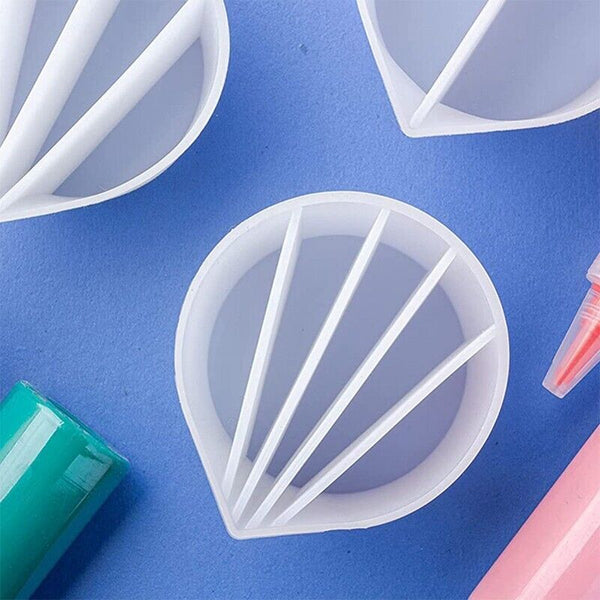 Split Cup Silicone Pouring Tool for Acrylic Paint Epoxy Resin DIY Art Craft Kit.