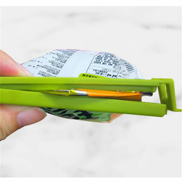 20-60PCS Plastic Sealing Bag Clip Sealer Clamp Kitchen Storage Food Snack Clips