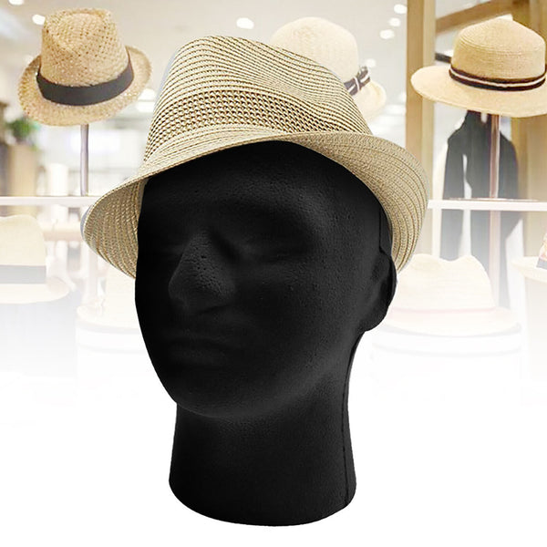 Men Women Mannequin Head Stand Model Wig Hat Scarf Display Foam Manikin