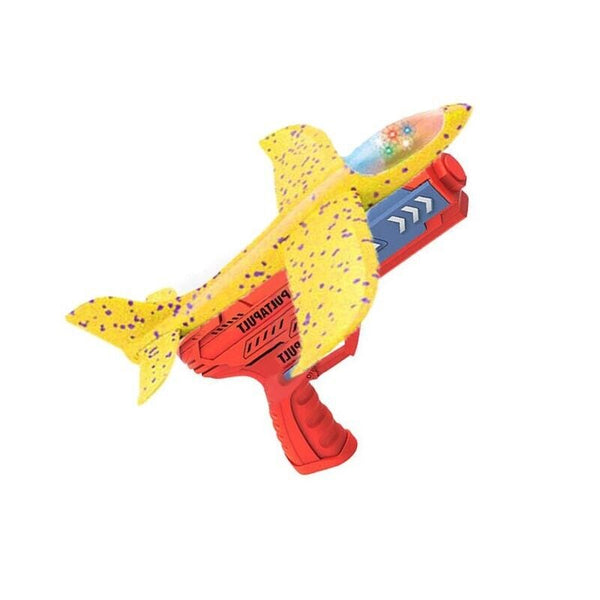 Plane Gun Airplane Launcher Toy Catapult Outside Flying Launcher Outdoor Toys AU