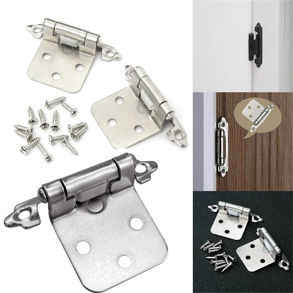Self Closing Flush Mount Overlay Kitchen Cabinet Door Cupboard Hinges Hinges AUS