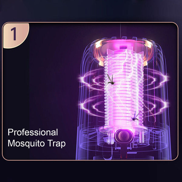 Bug Zapper Insect Catcher Trap Fly Electric Mozzie LED UV Mosquito Killer Lamp