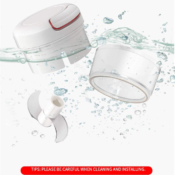 Meat Vegetable Cutter Food Chopper Mincer Onion Garlic Peeler Blender Crusher AU