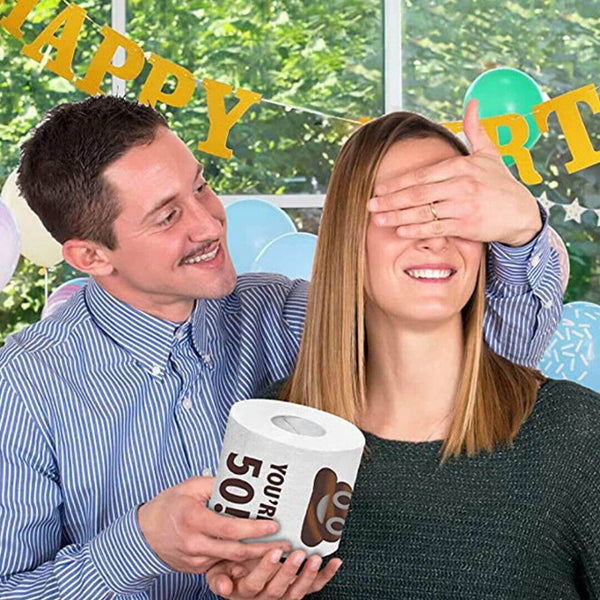 Funny Toilet Paper Roll Birthday Decoration Birthday Gifts for Women Men Gift AU