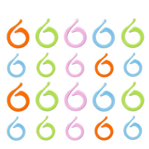 20-80PCS SMALL SIZE ONLY KNITTING CROCHET ROW STITCH MARKERS HOLDERS CONTAINER