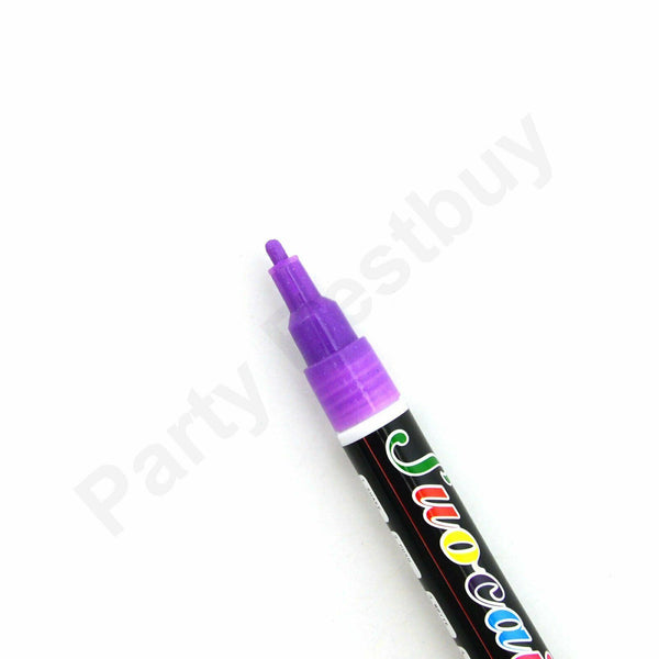 8pcs 3/6/15mm Liquid Chalk Marker Pens LED Writing Board Glass Art Pen Window AU