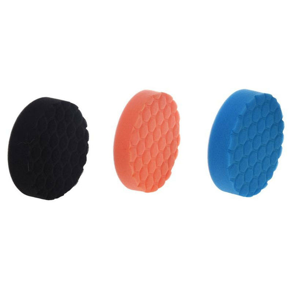 5PCS 180mm Polish Buffing Pad Kit Polishing Sponge Waxing 7'' Pads Car Polisher