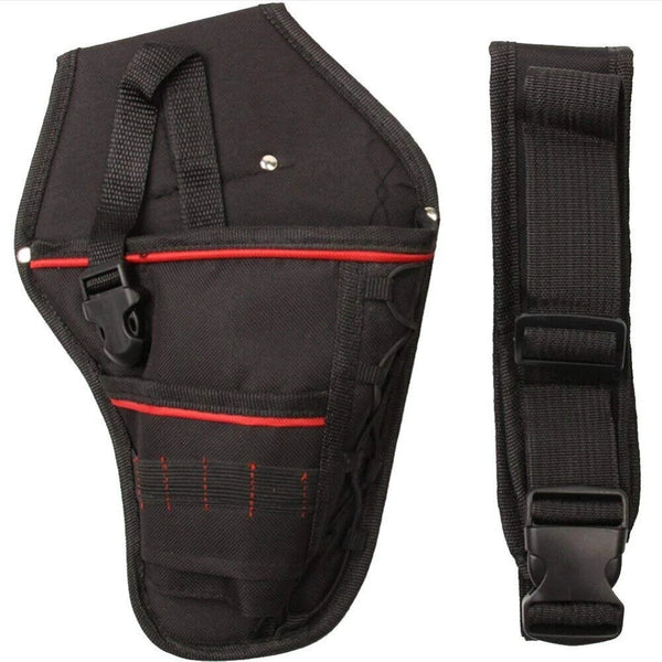 Heavy Duty Drill Holster Belt Pouch Bit Holder Hanging Waist Storage BagTool1-3x