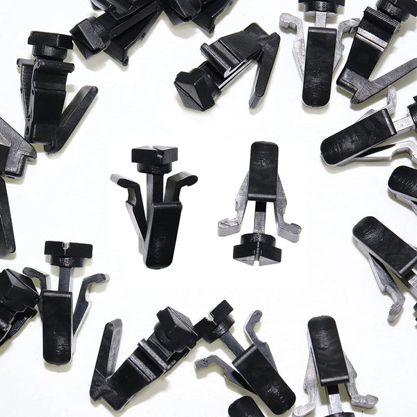 30PCS Front Grille Clips For NISSAN Patrol GQ Y60 Navara D22 Ford Maverick Black