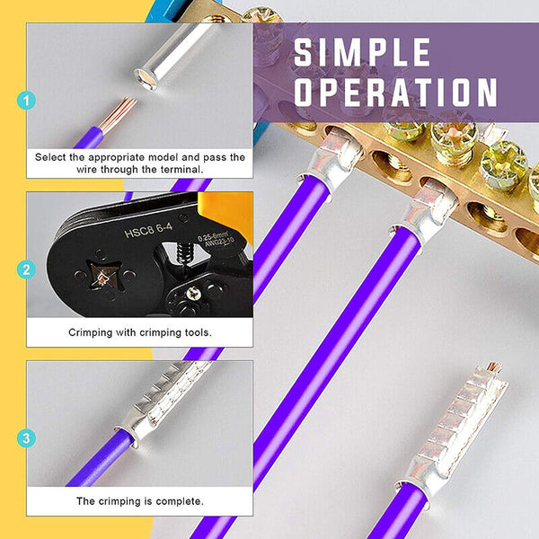 600x Electrical Wire Connector Wire Connector Ferrules Electrical Cable-Terminal