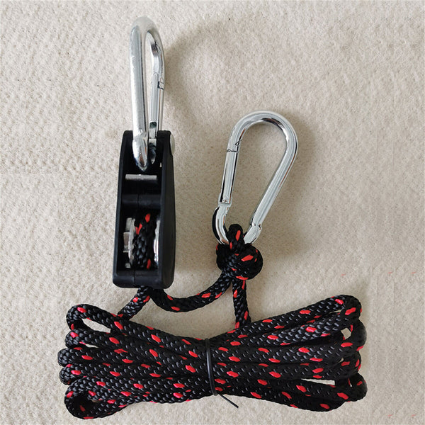 10X 2m Camping Ratchet Pulley Tent Guide Rope Adjustable Guy Line Tensioner Tie