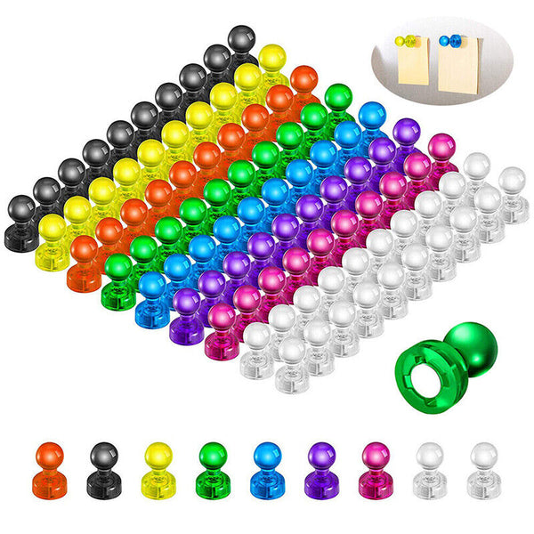 10-40x Magnets Push Pin Thumbtacks Magnets Fridge Whiteboard Magnets Office Home