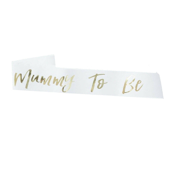 Baby Shower Sash Mum pregnant Boy Girl Sister Mummy Party Sashes Shoulder Strap