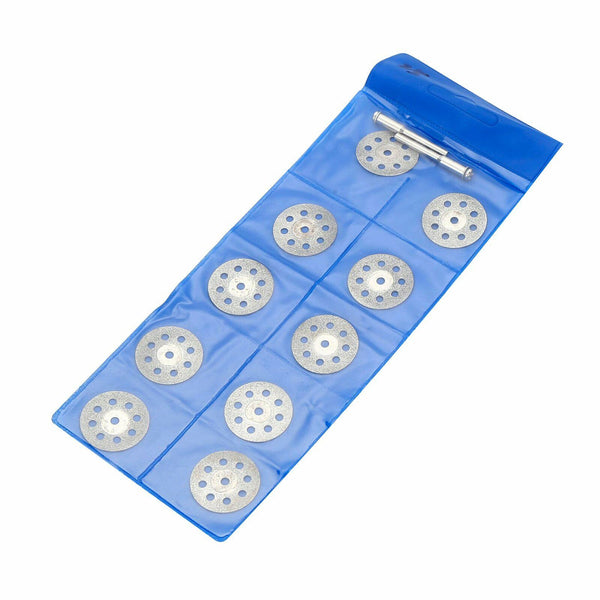 12PCS Diamond Cutting Discs Wheel Blades Set+Drill Bit For Dremel Rotary Tool AU
