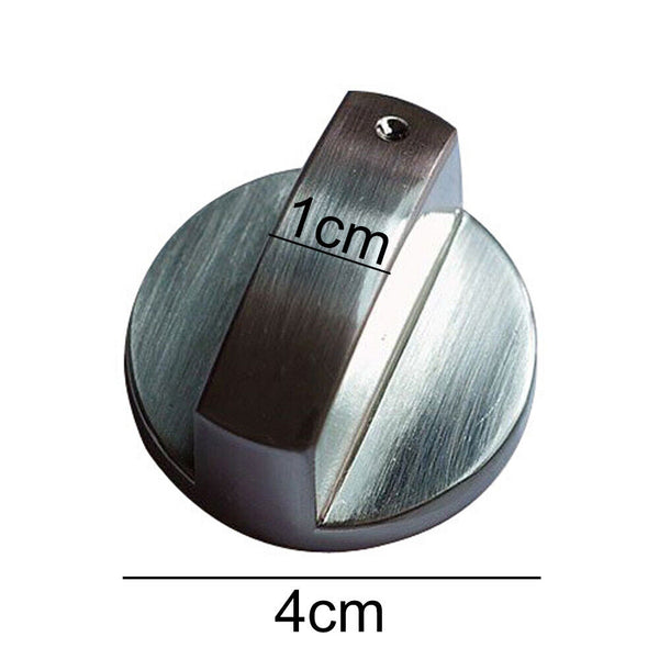 4PCS Stoves Stove 6mm Universal Knobs Oven Knob Silver Control Cooker Gas AU