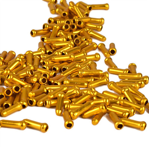 100PCS  Bicycle Cable End Caps MTB Bike Brake Shifter Aluminum Wire Cable Tip AU