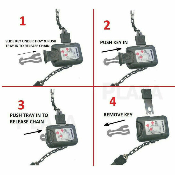 2/4/6x AUSSIE SHOPPING TROLLEY TOKEN MASTER KEY - Lets Party