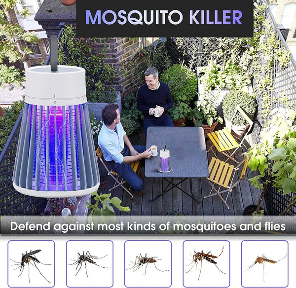 Electric LED UV Mosquito Trap Killer Lamp Insect Catcher Fly Bug Zapper Mozzie