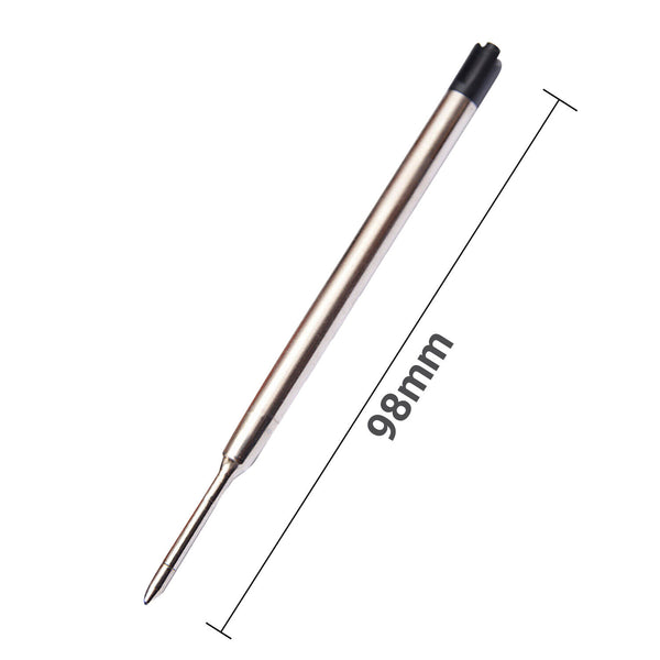 10 x Black Ballpoint Pen Refill/Refills Medium Point Compatible For Parker Pen A
