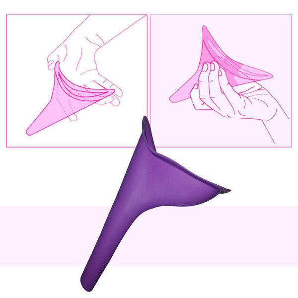 Portable Camping Female Her She Urinal Funnel Ladies Woman Urine Wee Loo Travel