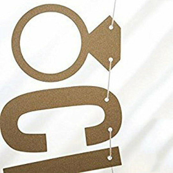 Bride To Be Banner Glitter Bunting Diamond Wedding Bridal Shower Hen Night Party