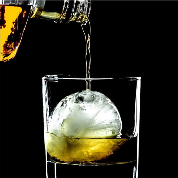 Large Ice Ball Maker Cube Tray Big Silicone Mold Sphere Whiskey Round Mould