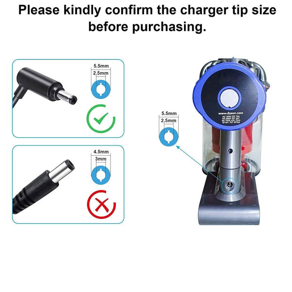 For Dyson V10 V11 V6 V7 V8 V15 Battery Charger Power Supply Adaptor Vacuum Clean - Lets Party