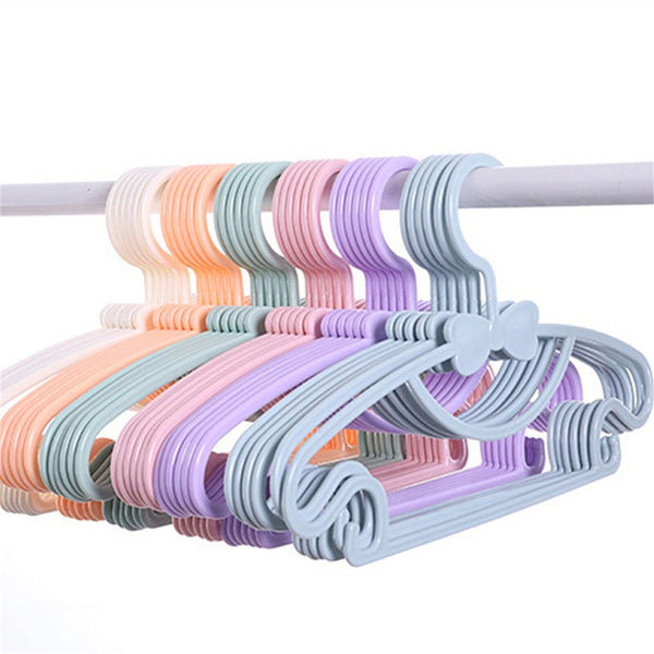 Kids Plastic Hangers Baby Clothes Hanger Coloured Children Coat Hangers
