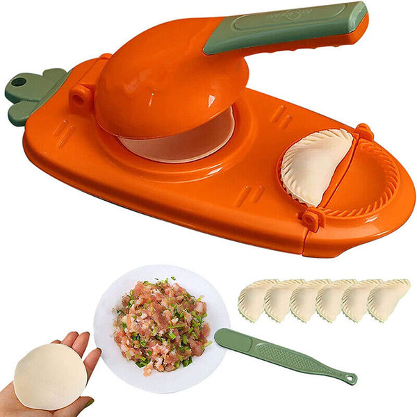 2in1 Dumpling Skin Chapati Maker Press Machine Wrapper Mould Handle Tools Pastry