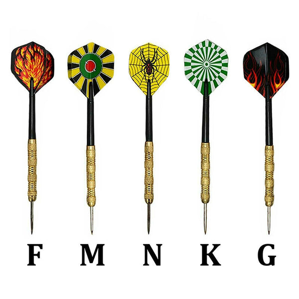 3 pcs(1 sets) of Steel Tip Darts Needle Slim Barrel With Nice Dart Flights Set