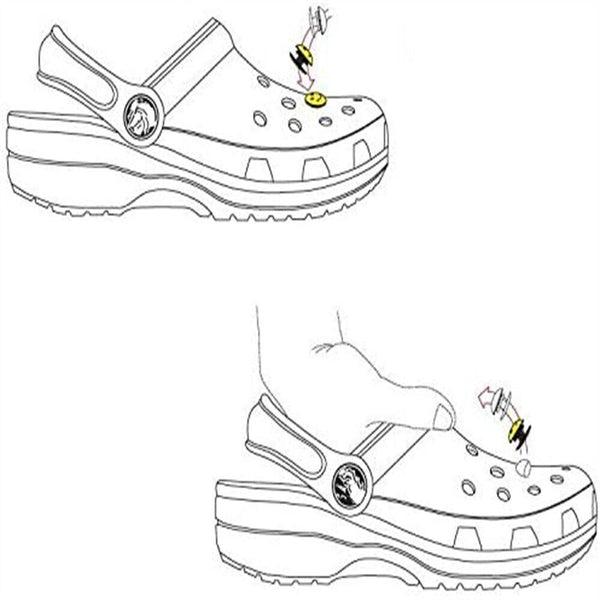 28PCS Set 26 Individual Letters Heart Decoration -Shoe Charms For Croc Shoes DIY