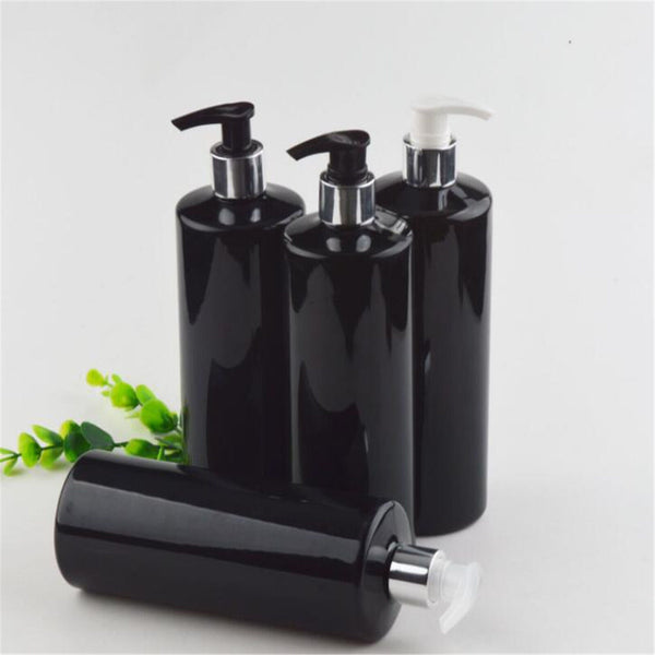 500mL Empty Lotion Pump Bottles Shampoo Soap Dispenser Refillable Bathroom