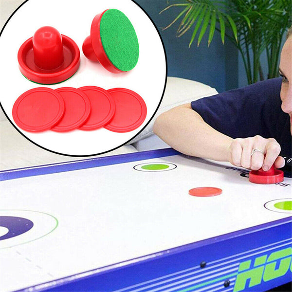 7pcs/Set 96mm Large Pusher Felt Pucks For Air Hockey Table Game Accessory Fun AU
