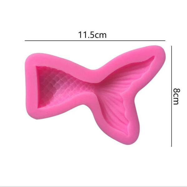 Sea Beach Nautical Animals Mermaid Silicone Fondant & Chocolate Mould Mold
