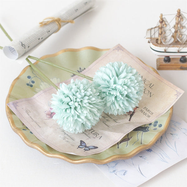 10 Pcs  Artificial Chrysanthemum Ball Flower Bouquet Gift Home Flower Decoration