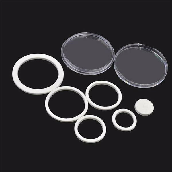 Clear EVA Display Cases Capsules Holder Coin Plastic Storage Box Inserts