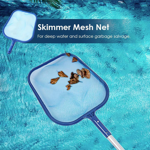Pool Skimmer Net – Fine Mesh Leaf Rake Scoop for Spas & Hot Tubs