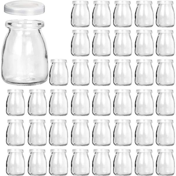 12/24/48/72X 100ML Glass Pudding Jars Yogurt Milk Jam Parfait Dessert Glass Jars