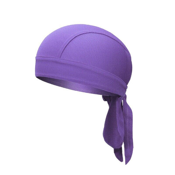 Durag Bandanna Cap Cycling Head Wraps Skull Cap Scarves Caps Motorcycle Sports
