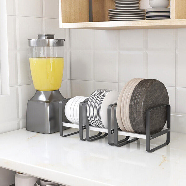 Kitchen Cabinet Storage Shelves Chopping Board Plates Dishes Storage Rack Holder