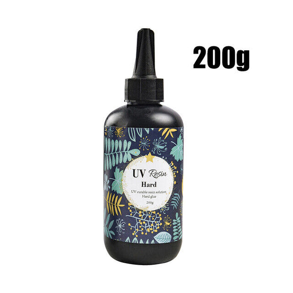 Hard UV Resin Glue Clear Crystal DIY Handmade Epoxy Crafts Casting Jewelry Mold