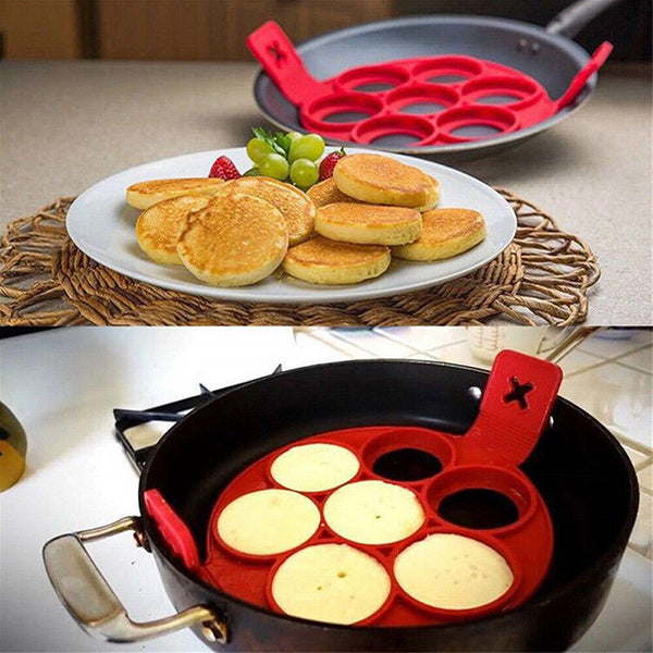Breakfast Maker Flip Cooker Silicone Non Stick Fantastic Egg Pancake Omelet RiXD